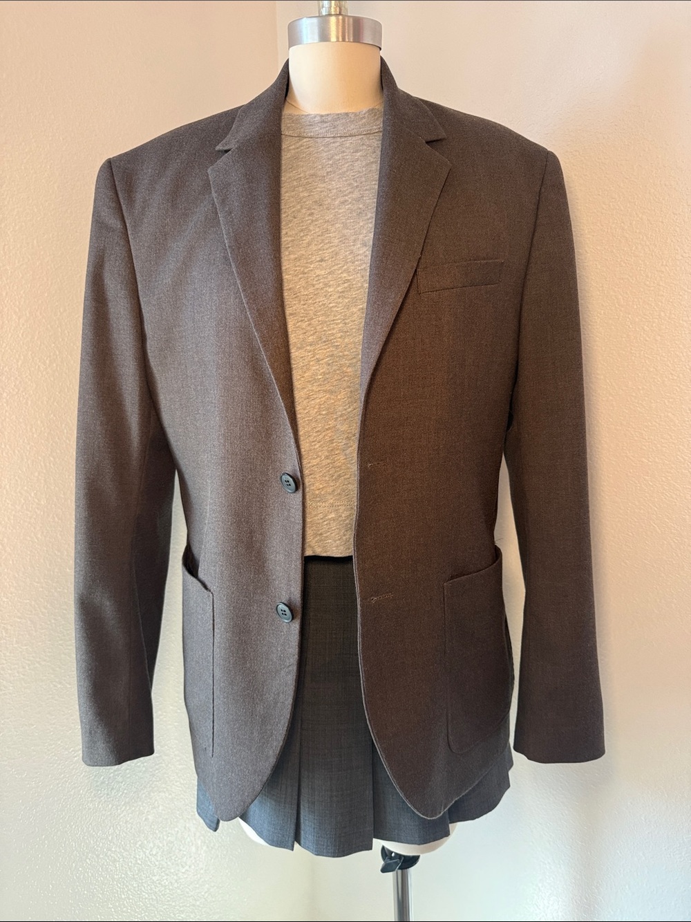 H&M Dark Gray Two-Button Sport Coat